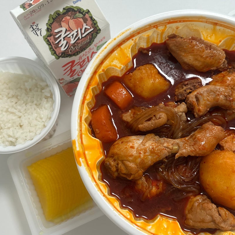 엽기떡볶이 닭볶음탕 초보맛 얼마나 매울까? 가격·당면·칼로리까지