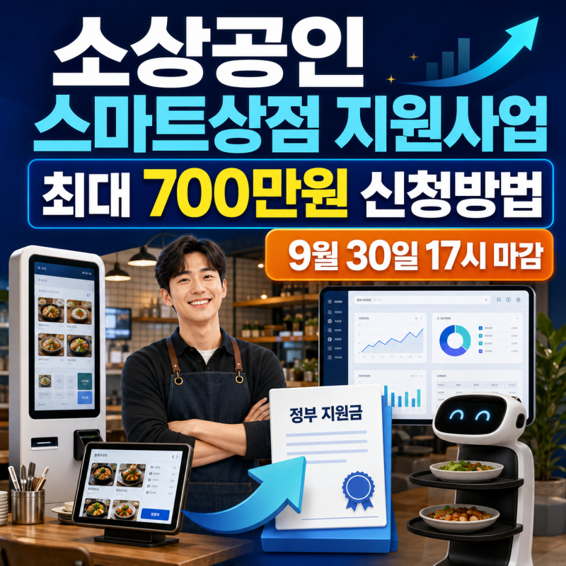 소상공인 스마트상점 지원사업 2차 모집 신청대상·지원금 총정리