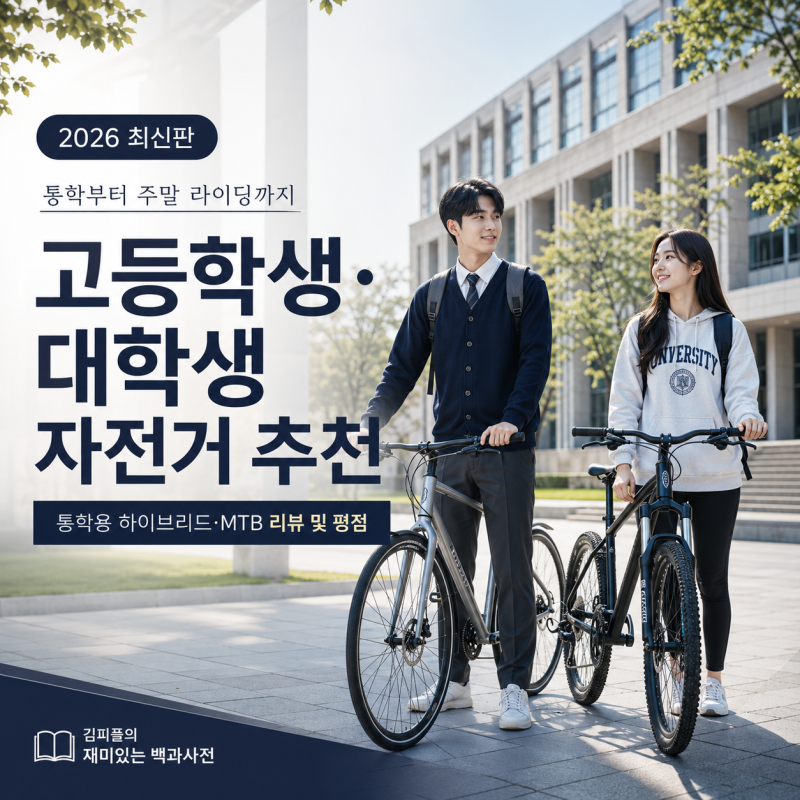 2026 고등학생·대학생 자전거 추천 BEST 6｜통학용 하이브리드·MTB 리뷰 및 평점