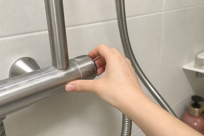 샤워기 수압 조절이 안 될 때 먼저 확인할 곳
