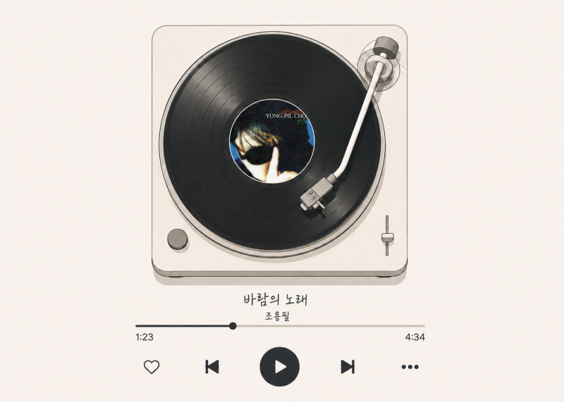 돌아가는 턴테이블 [바람의 노래] - 1/1000