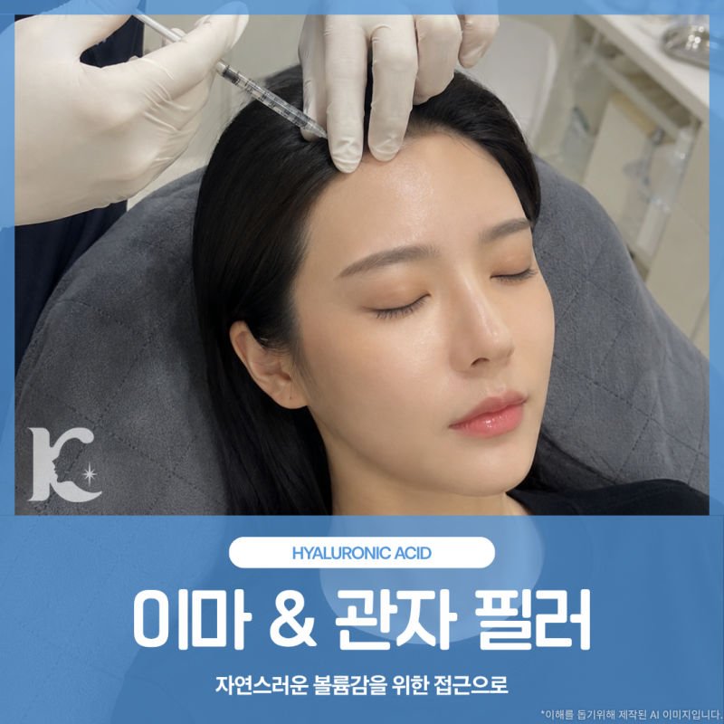 광주이마필러 관자 꺼짐이 함께 있다면? 수완지구성형외과 필러 선택 기준