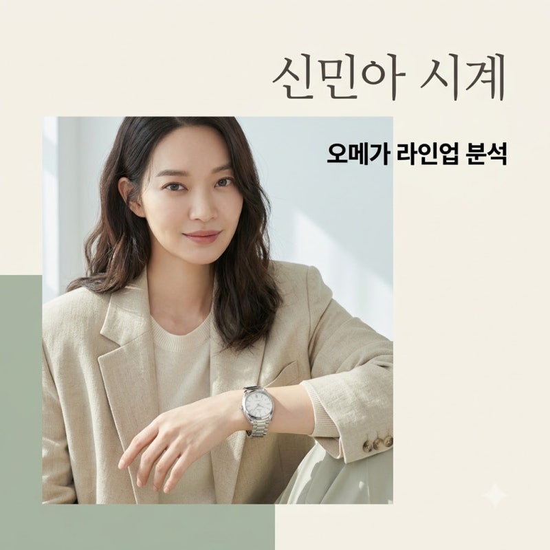 "손목만 봐도 분위기가 다르네" 신민아가 찬 오메가 시계 정체
