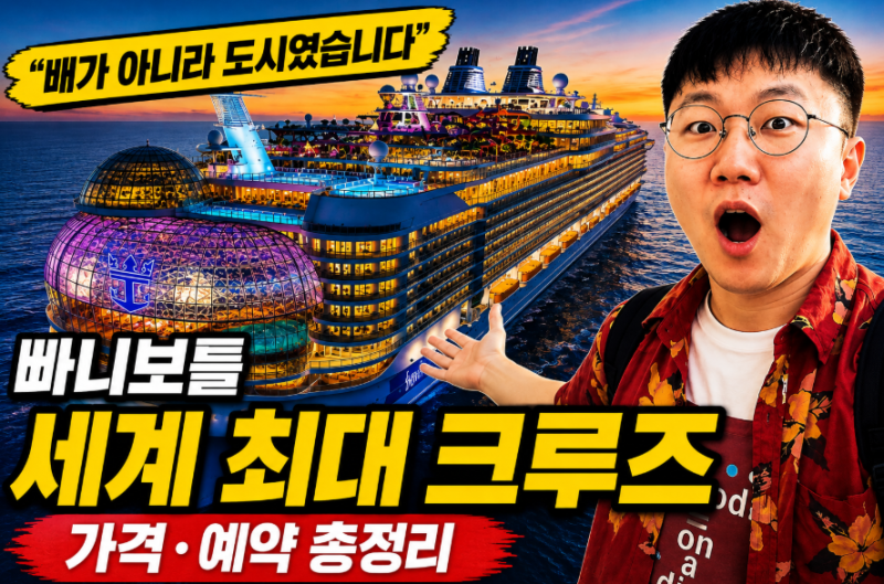 배가 아니라 도시였습니다. 빠니보틀 "세계 최대 크루즈" 후기