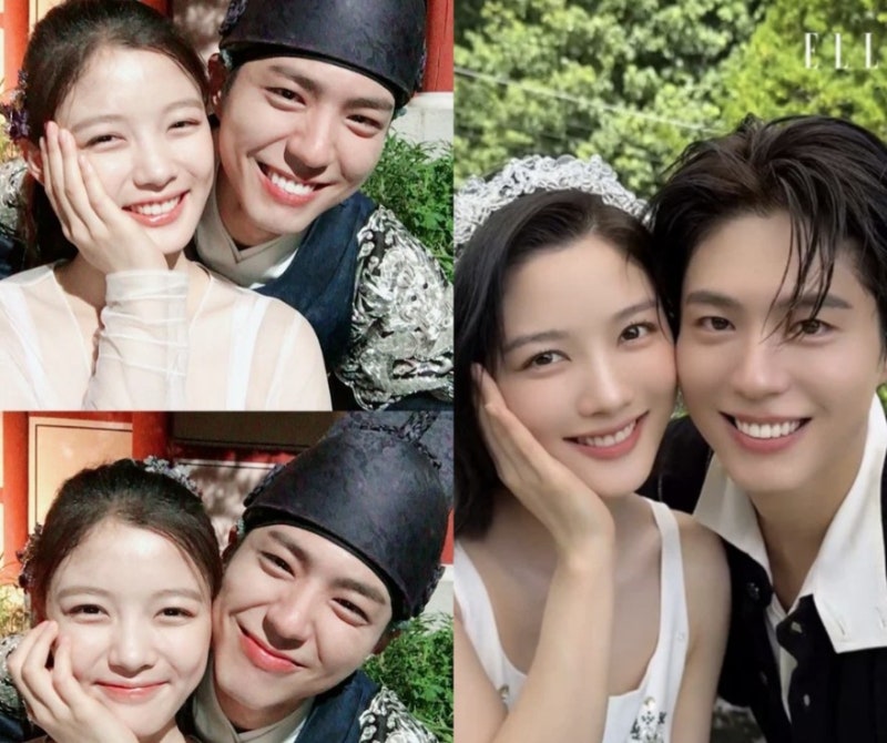 "결혼식인 줄 알았다"…박보검♥김유정, 10년 만에 터진 영온 커플의 반전 투샷