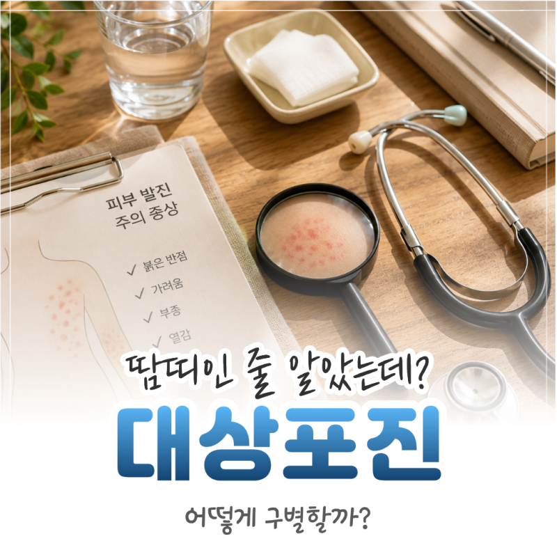 겨드랑이 대상포진, 땀띠랑 어떻게 구별할까? 치료법까지 정리