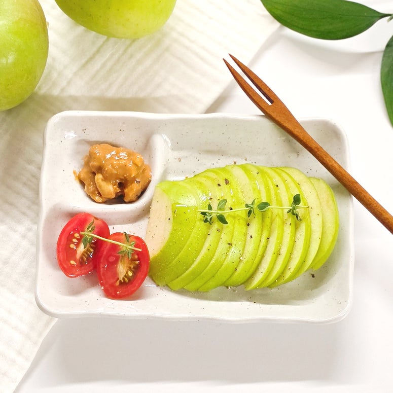 아오리 사과 맛있게 먹는법 땅콩버터 다이어트 간식 추천