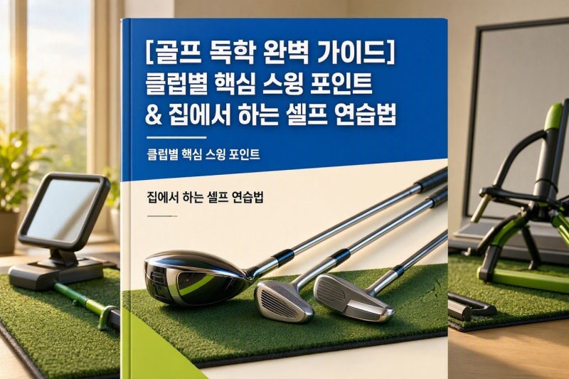 [골프 독학 완벽 가이드] 클럽별 핵심 스윙 포인트 & 집에서 하는 셀프 연습법
