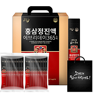 추석 부모님 선물 고민 끝! 6년근 홍삼스틱 100포 직접 먹어본 후기｜순수식품 홍삼정 진액 에....