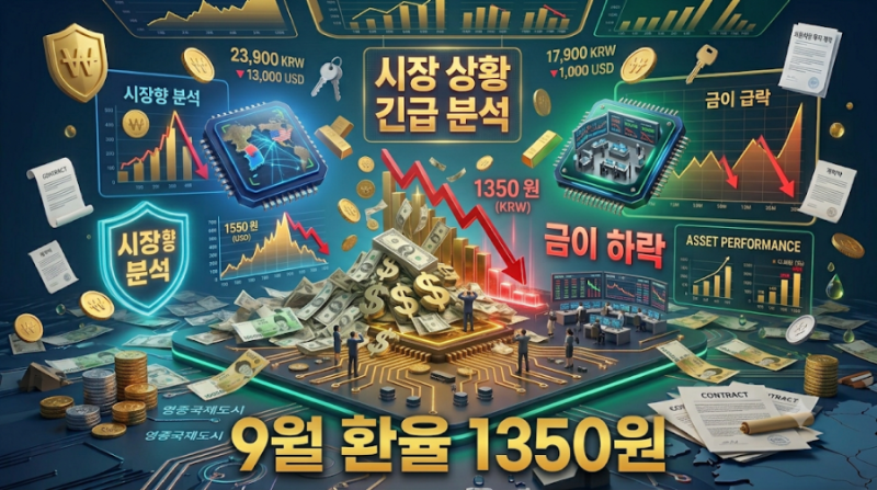 2026년 9월 환율 전망 총정리｜원달러 1350원 가능할까