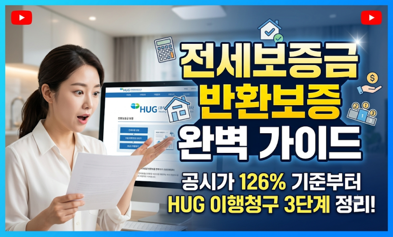 전세보증금 반환보증보험 가입조건 및 HUG 이행청구 반환소송 절차 총정리