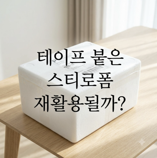 스티로폼 재활용될까? 테이프·음식물 묻었다면 꼭 확인하세요