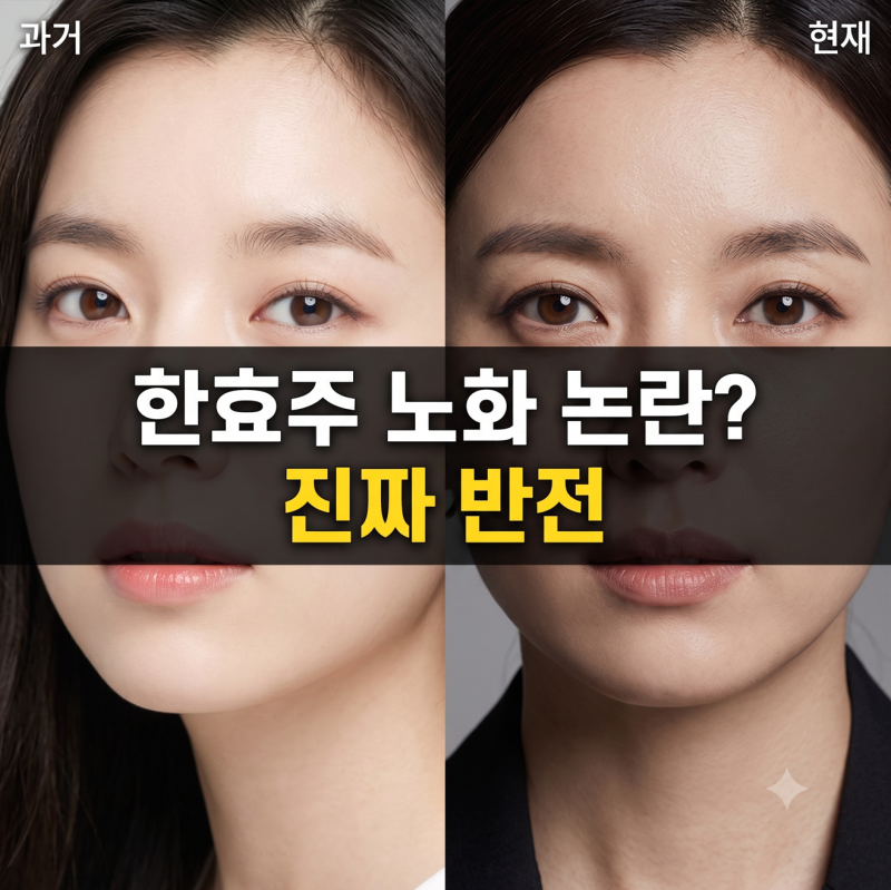 한효주 노화 때문이라더니? 인상 바뀐 '진짜 반전'
