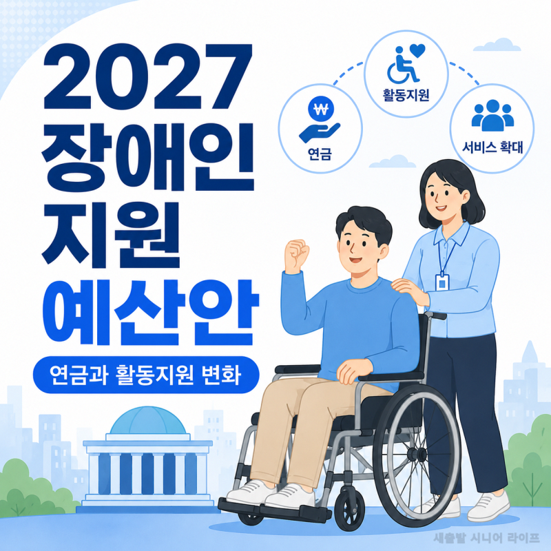 2027 장애인연금과 활동지원 대상 확대 예산안 정리