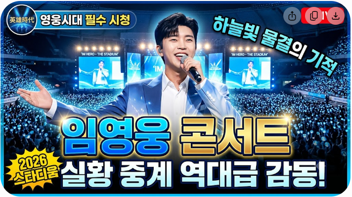 2026 임영웅 하늘빛 물결의 감동, ‘IM HERO’ 콘서트 안내