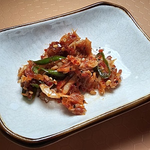 새우젓 무침 레시피 (편스토랑 김준현님 레시피)