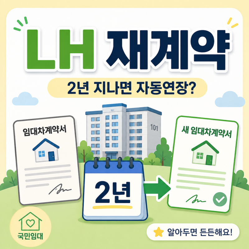 LH 재계약, 2년 지나면 자동으로 연장될까? 조건과 순서 쉽게 정리