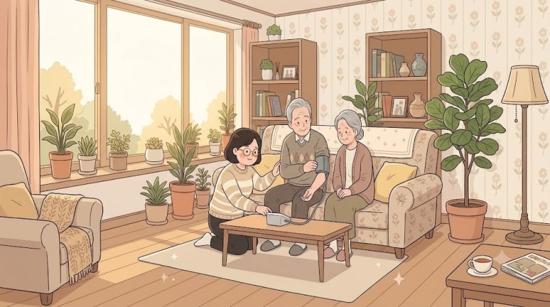 80대 부모님 혈압, 일교차 크면 위험한 이유는? (뇌졸중 전조증상 체크리스트)