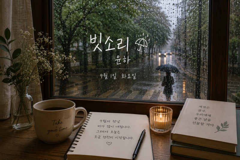 윤하 〈빗소리〉