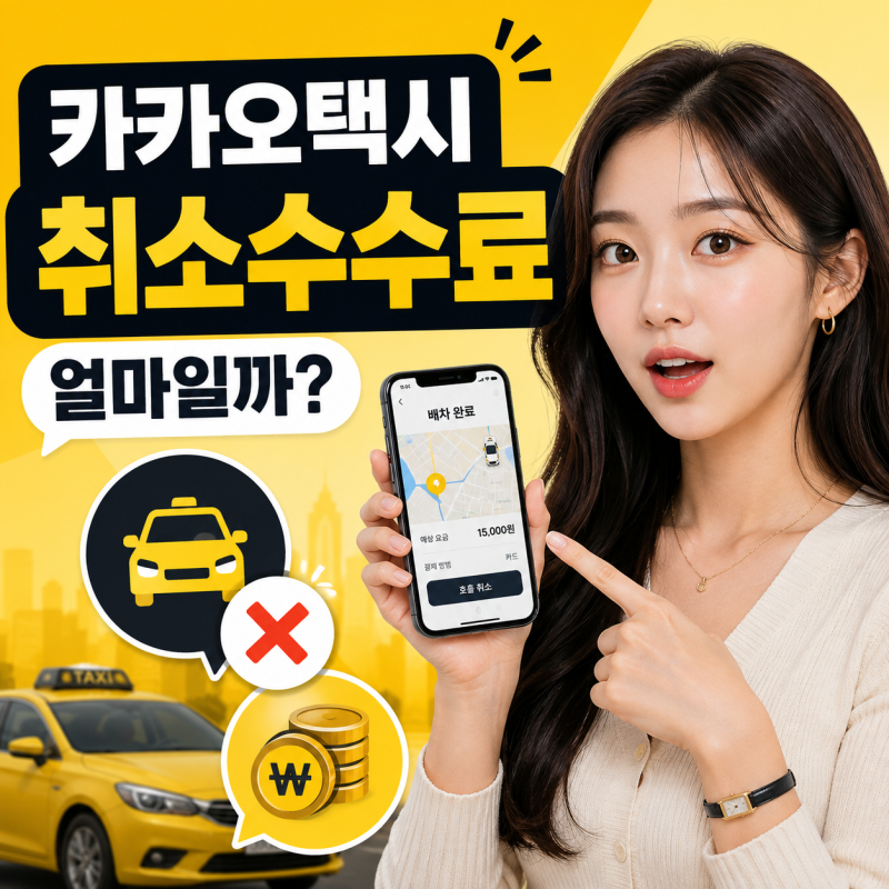 카카오택시취소수수료 얼마일까? 일반호출부터 벤티까지 정리