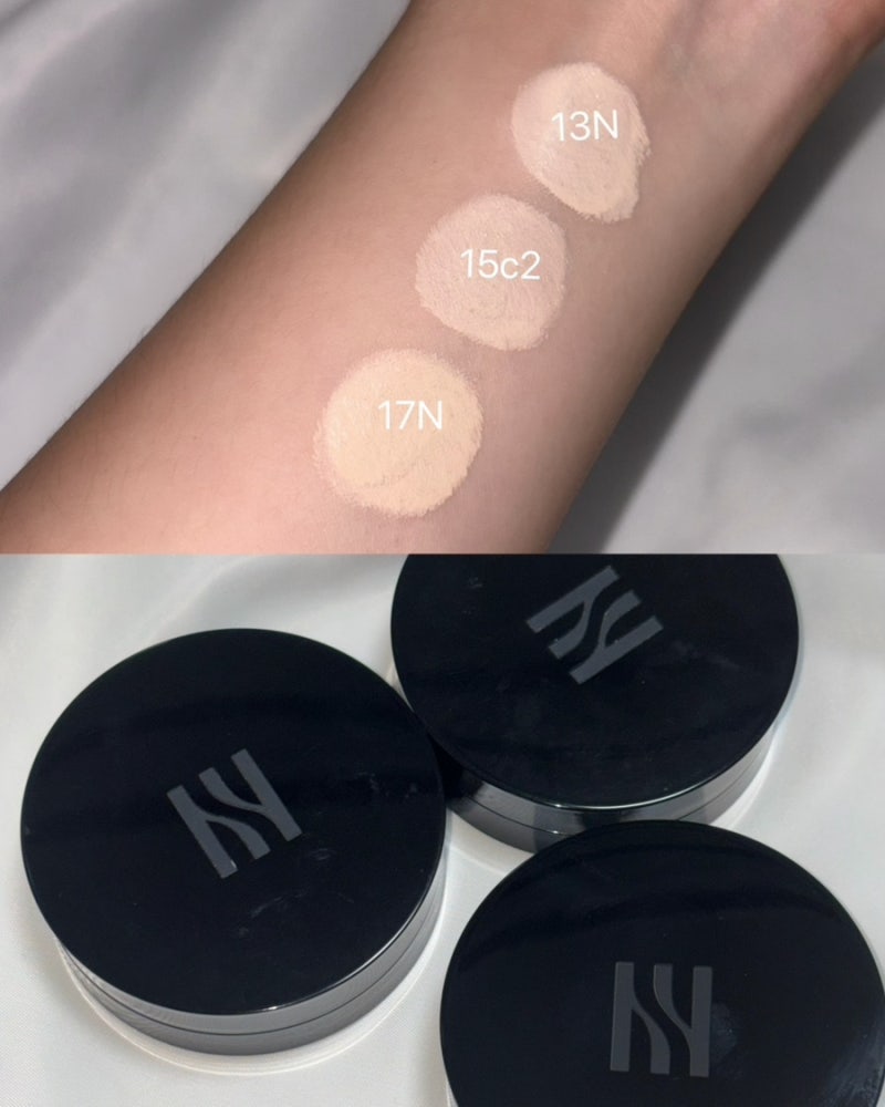 헤라 블랙쿠션 New색상 블랙쿠션 15c2 로지아이보리 17호 13호 비교