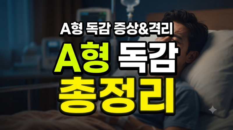 A형 독감 증상 잠복기부터 격리 기준 수액 치료 및 B형 차이점 총정리