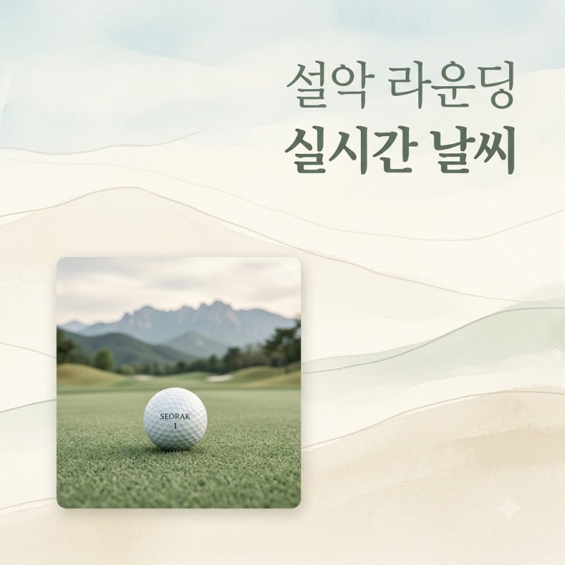 플라자설악CC날씨 확인하고 깜짝! 9월 3일 '비 폭탄' 피할 수 있는 날짜는?
