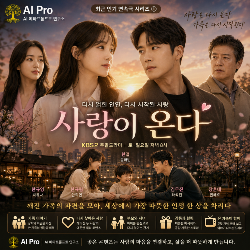사랑이 온다 — 다시 만난 사랑은 가족을 어떻게 바꾸는가