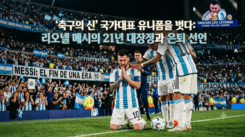 '축구의 신' 국가대표 유니폼을 벗다: 리오넬 메시의 21년 대장정과 은퇴 선언