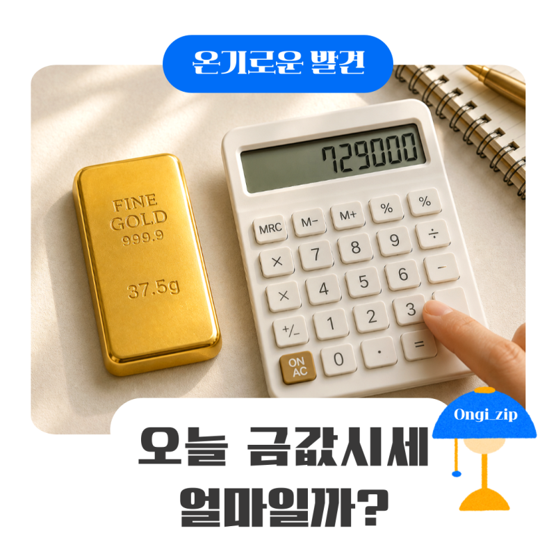 금 값시세 오늘 얼마일까 순금나라에서 금시세 확인하는 방법