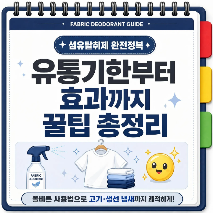 섬유탈취제 추천 TOP 5 올바른 사용방법(유통기한/고기·생선·담배냄새 제거 꿀팁)
