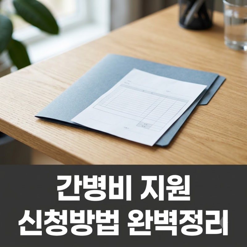 병원 간병비 지원 제도 신청 방법 몰라서 놓치는 4가지