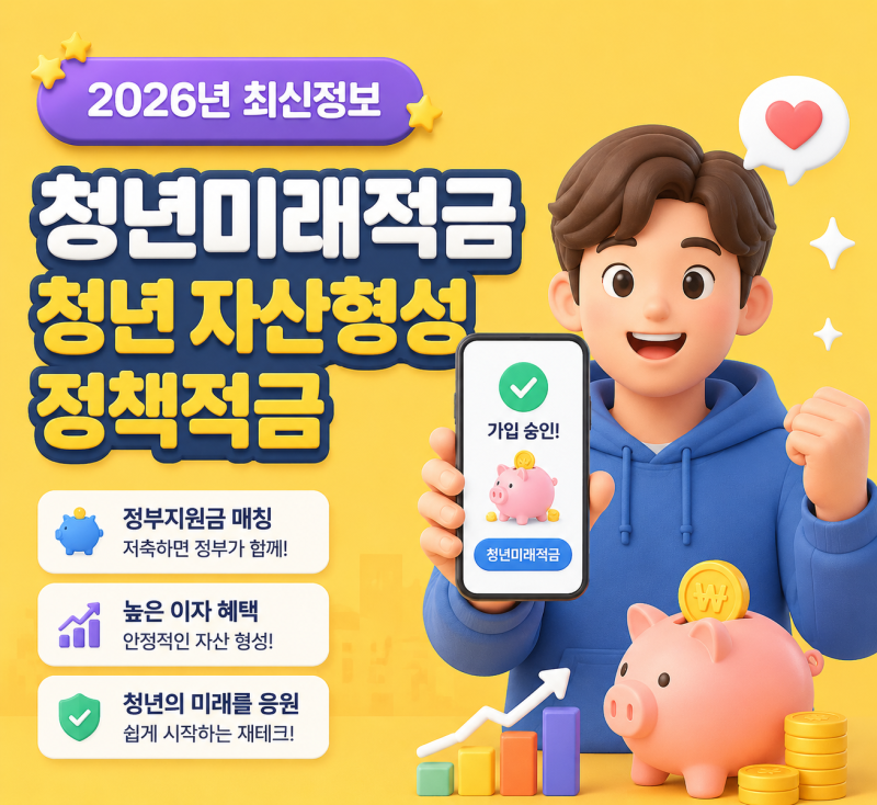 신청 안 하면 최대 216만원 날리는 2026 청년미래적금 신청기간, 12월 2차 기회는?