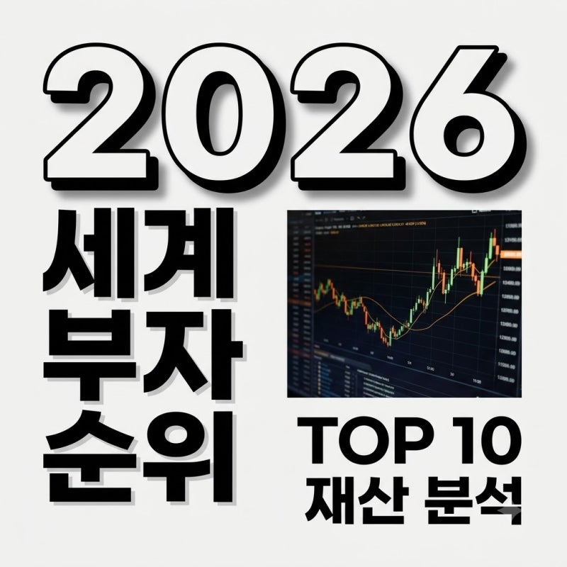 세계부자순위 2026년 최신 총정리 TOP 10과 한국 부자 순위