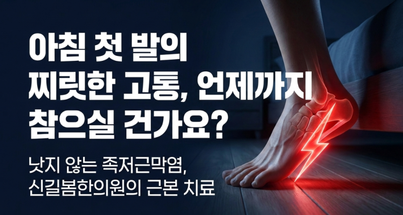 신길동 한의원 족저근막염, 왜 발바닥만 치료하면 안 될까요?