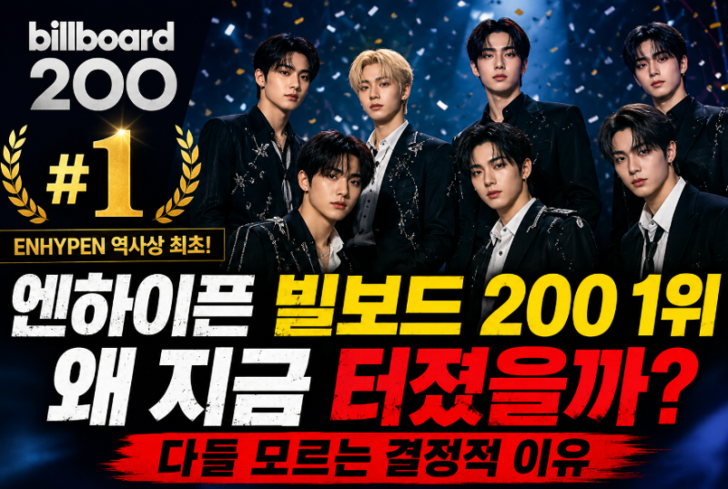 ENHYPEN Hits No. 1 on Billboard 200: Do You Know the Crucial Reason Why It Happened Now?