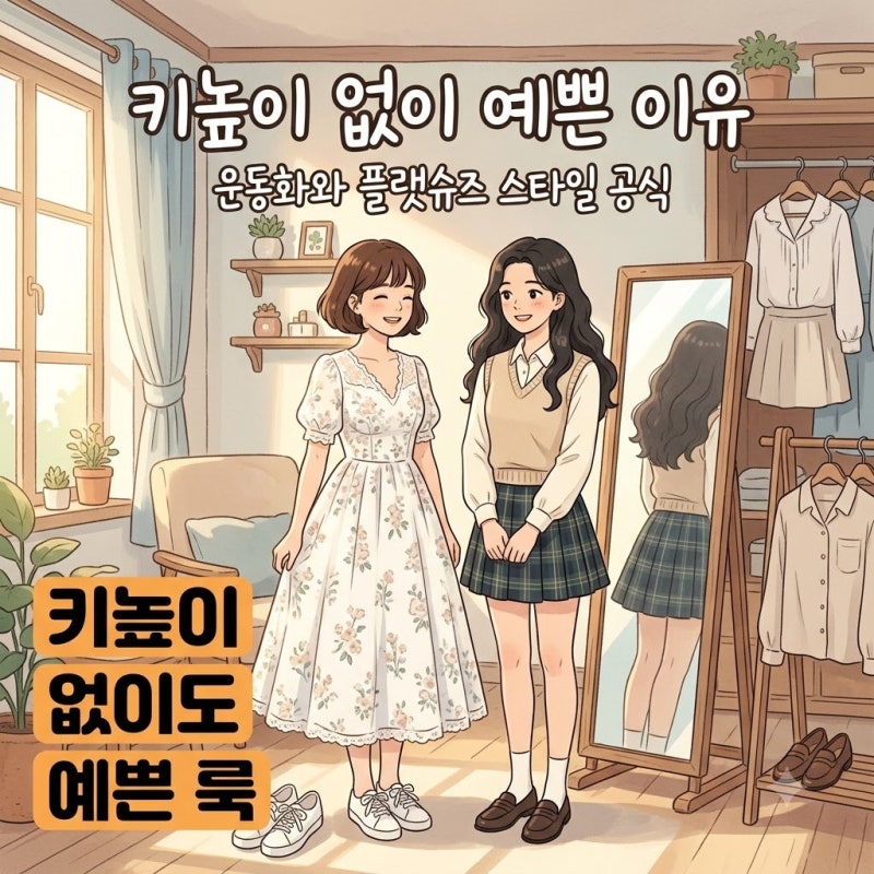 안유진 운동화 vs 장원영 플랫슈즈, 키높이 없이도 예뻐 보이는 스타일 공식