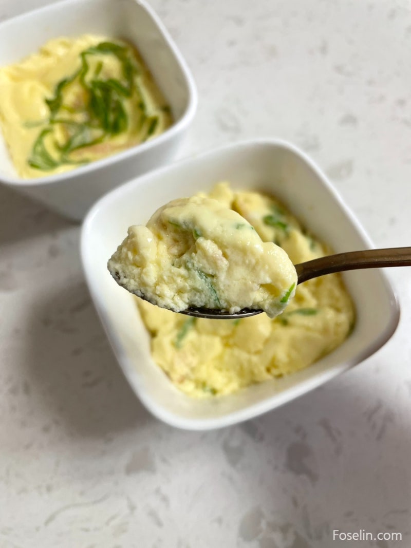 시간 없을 때 1분 컷!! 계란찜 전자레인지 레시피