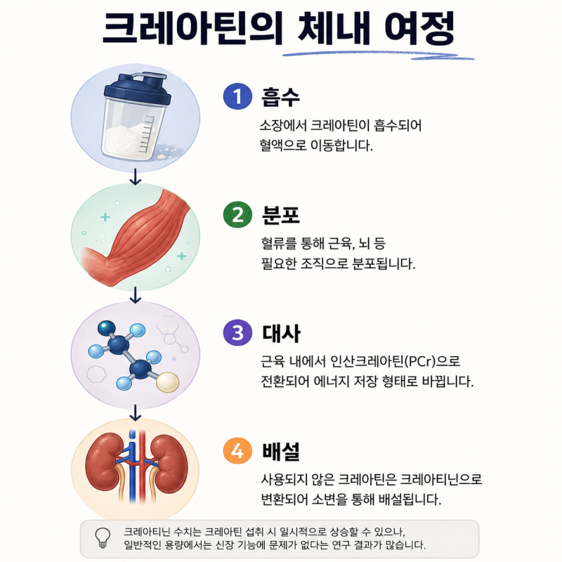 남자 여자, 나이와 운동량 생활습관에 따라 다른 크레아틴 효과와 부작용, 올바른 복용법