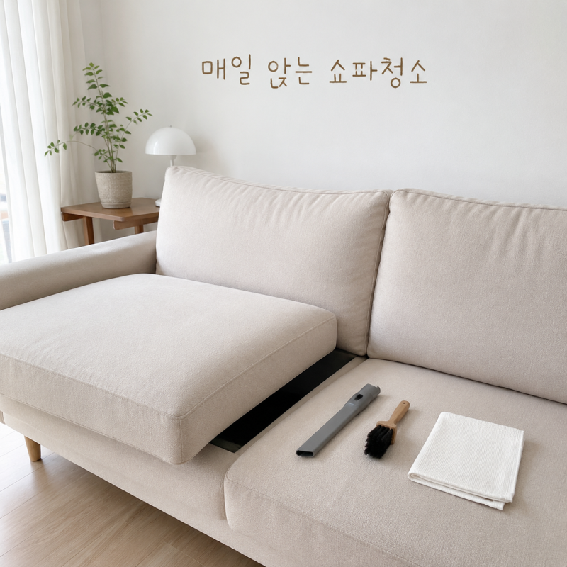 매일 앉는 쇼파청소 어디까지 해야 깨끗할까요