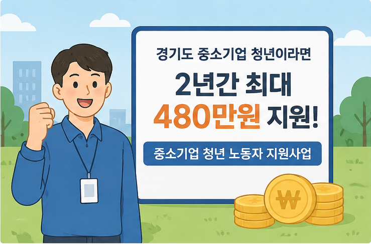 2026 경기도 중소기업 청년 노동자 지원사업 480만원 신청조건 총정리
