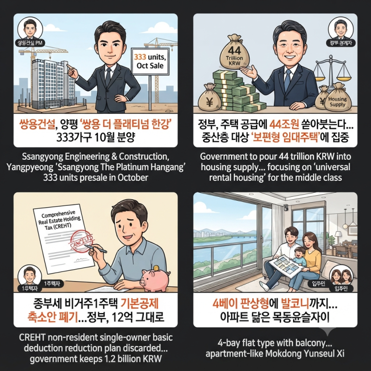 부동산픽 간추린 저녁 뉴스맛집 09.01.화