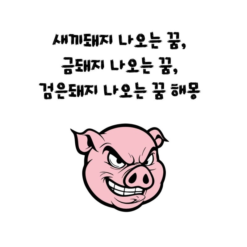 새끼돼지 나오는 꿈, 금돼지 나오는 꿈, 검은돼지 나오는 꿈 해몽 한번에 알아보기