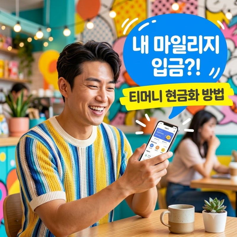 티머니 마일리지 출금 현금화 방법 2가지 및 수수료 완벽 정리