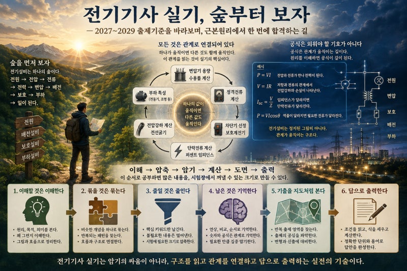전기기사 실기, 숲부터 보자 - 프롤로그