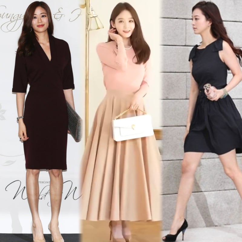 여자 연예인 결혼식 하객원피스 레전드 패션 BEST 10