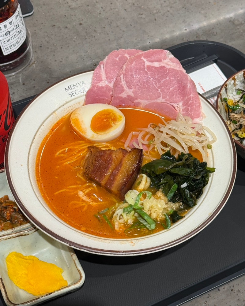 깊은 국물에 통통한 동파육 차슈, 구월동 맛집 라멘 멘야서울 롯데백화점 인천점