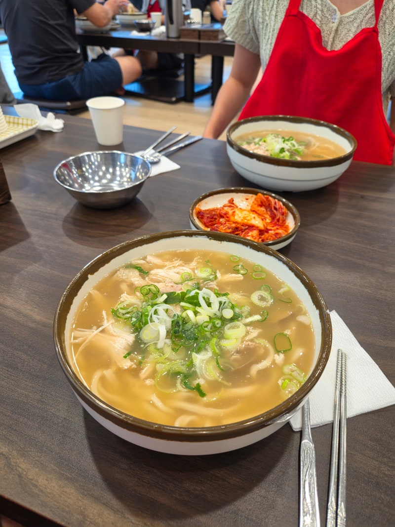평일에도 줄 서는 일산칼국수본점 내돈내산｜깔끔한 닭칼국수 한 그릇