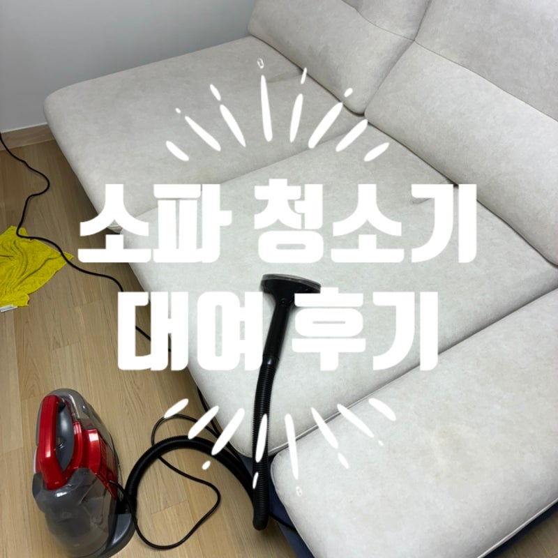 패브릭소파 습식 청소기 대여 : 매년 대여하는 찐 후기