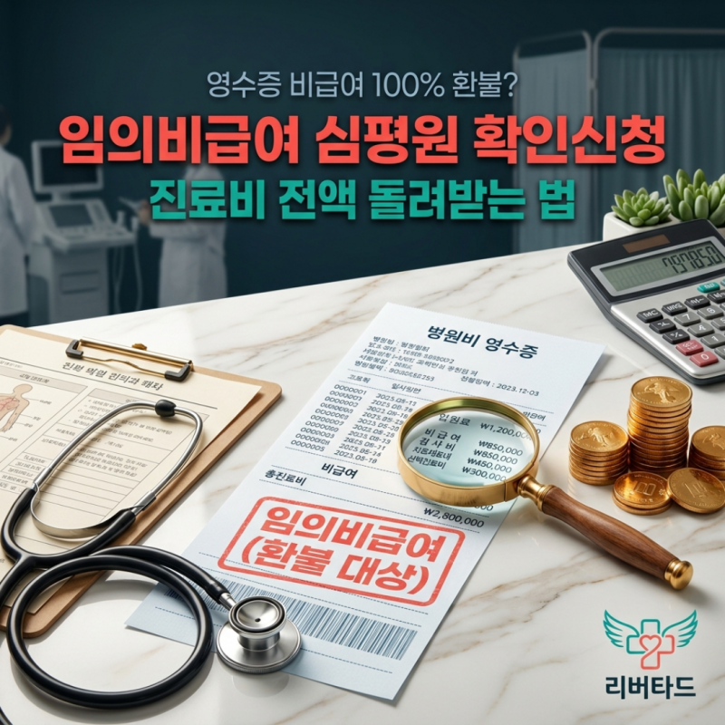"영수증 비급여 100% 환불?" 임의비급여 심평원 비급여 진료비 확인신청 방법